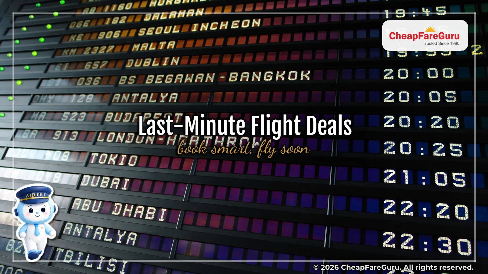 How to Find Cheap Last-Minute Flight Deals Quickly