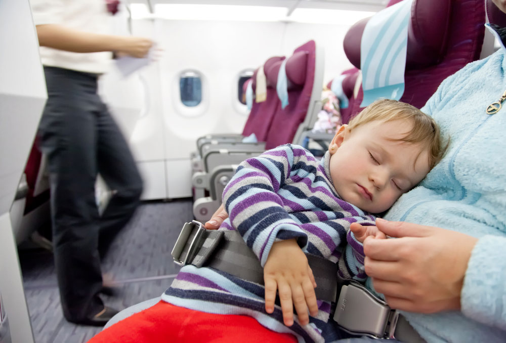 How to fly internationally with kids?