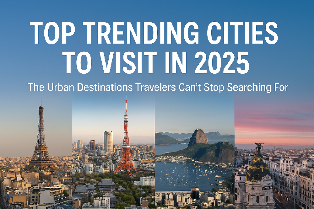 🏙️ Top Trending Cities to Visit in 2025: The Urban Destinations Travelers Can’t Stop Searching For
